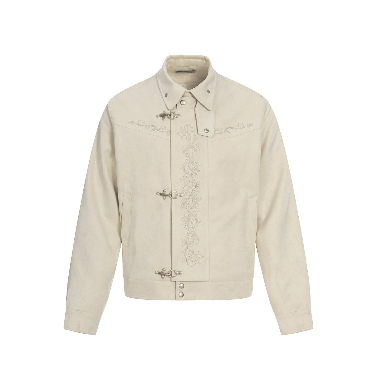 Ironveil Embroidered Toggle Jacket