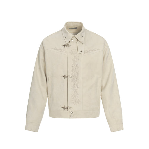Ironveil Embroidered Toggle Jacket