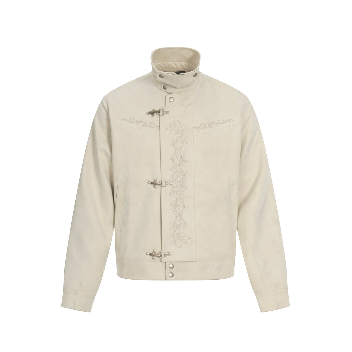 Ironveil Embroidered Toggle Jacket