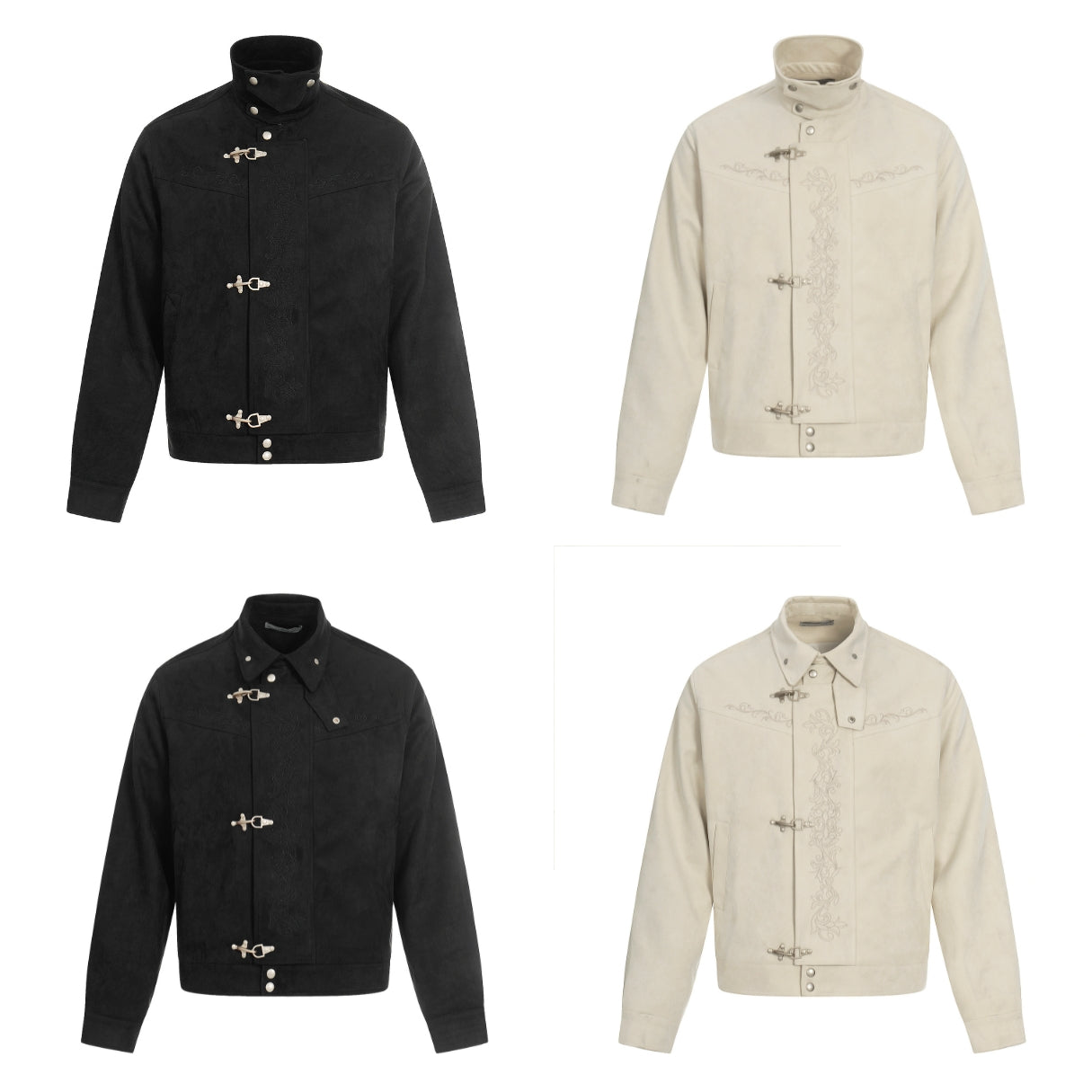 Ironveil Embroidered Toggle Jacket