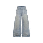 The Double Waist Carpenter Baggy Jeans