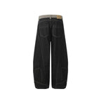 DualTone Curve Baggy Jeans back look