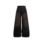 Tectonic Paneled Wide-Leg Jeans