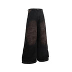 Tectonic Paneled Wide-Leg Jeans