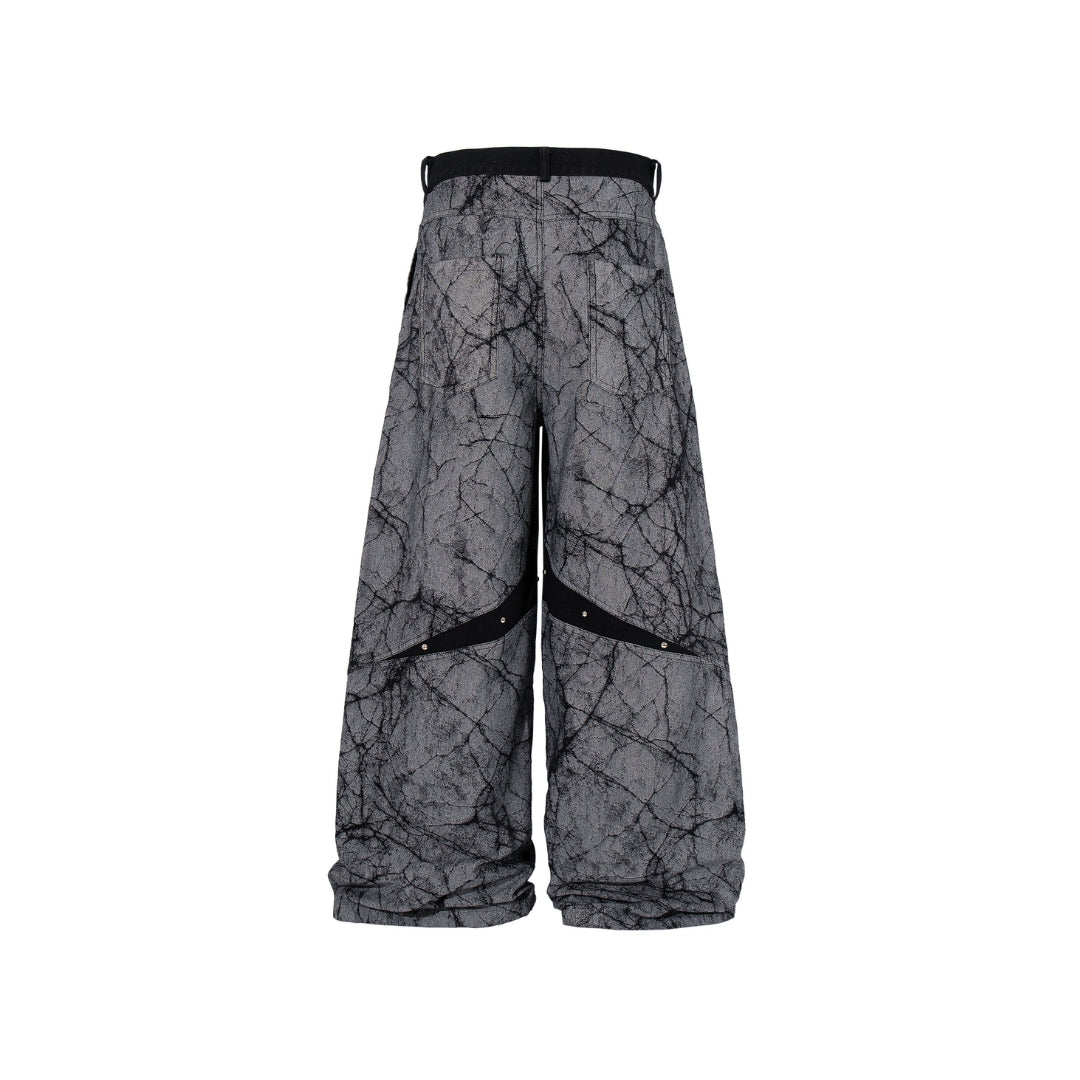 Obsidian Vein Tech Pants - h0neybear Jeans