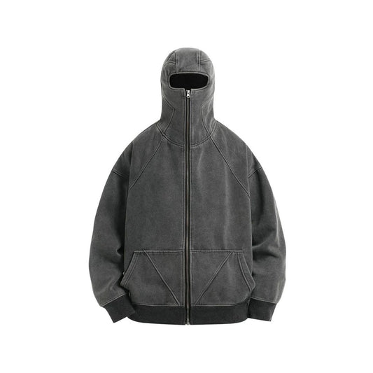 Stealth Guard Full-Zip Balaclava Hoodie