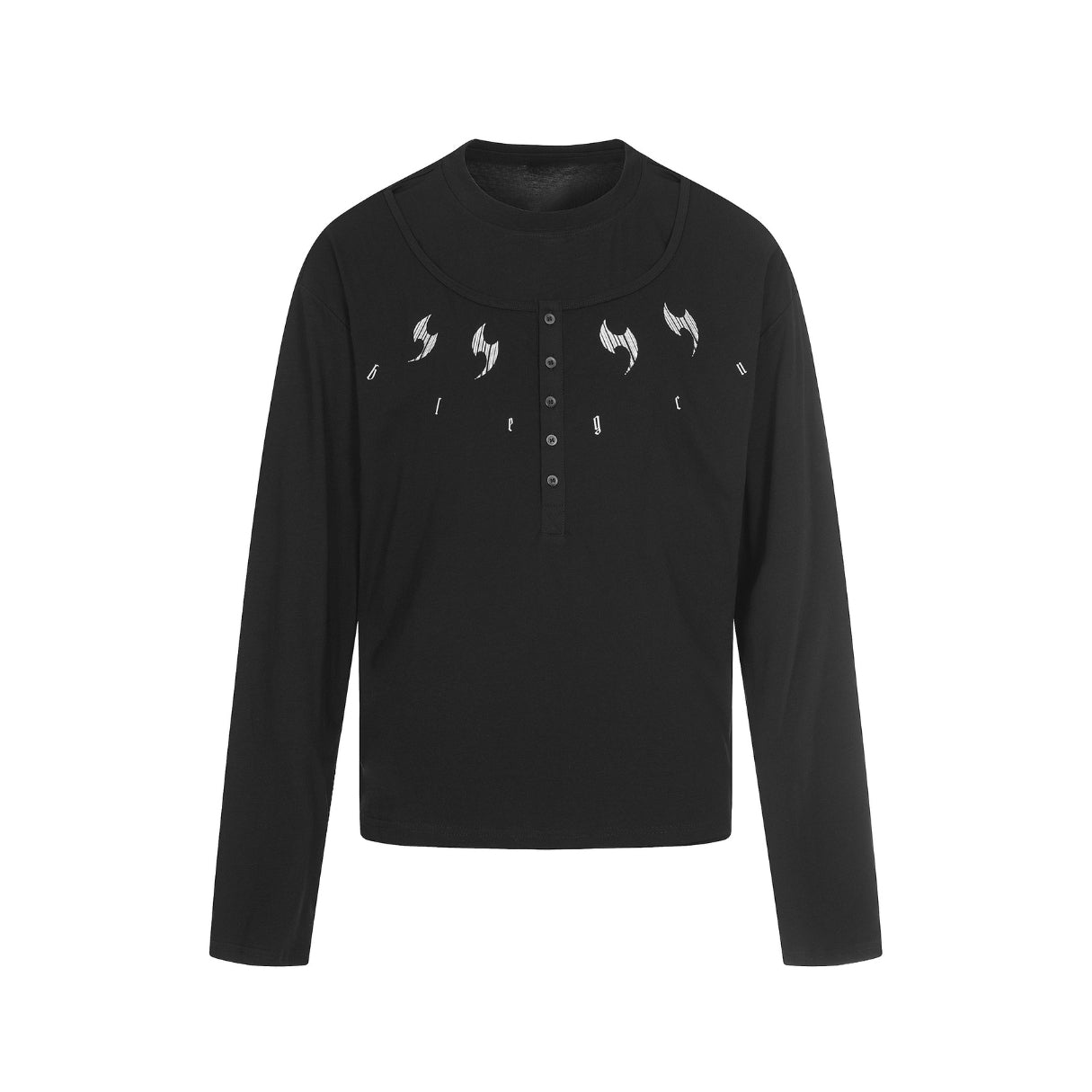 Voidline Henley Long Sleeve T-shirt