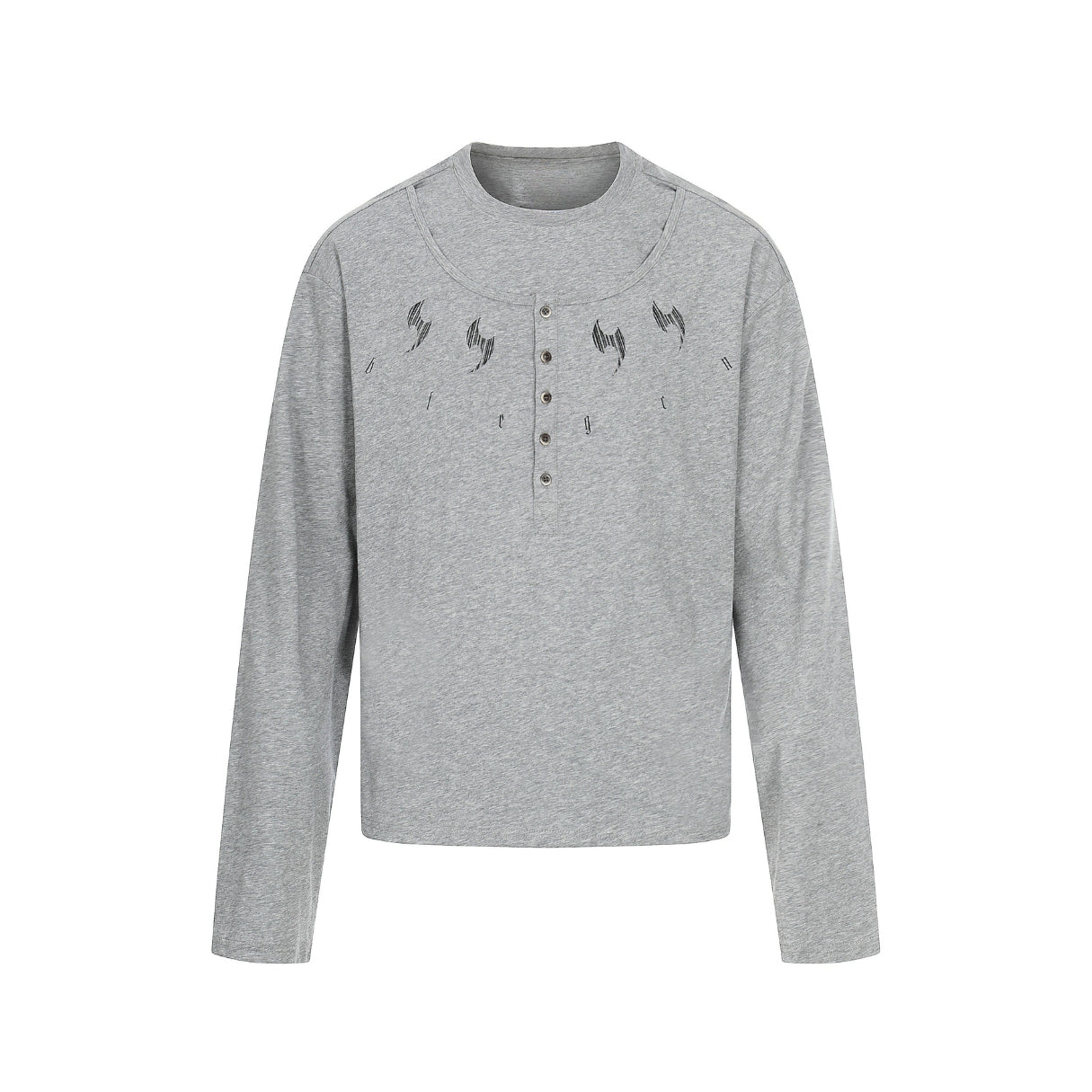Voidline Henley Long Sleeve T-shirt