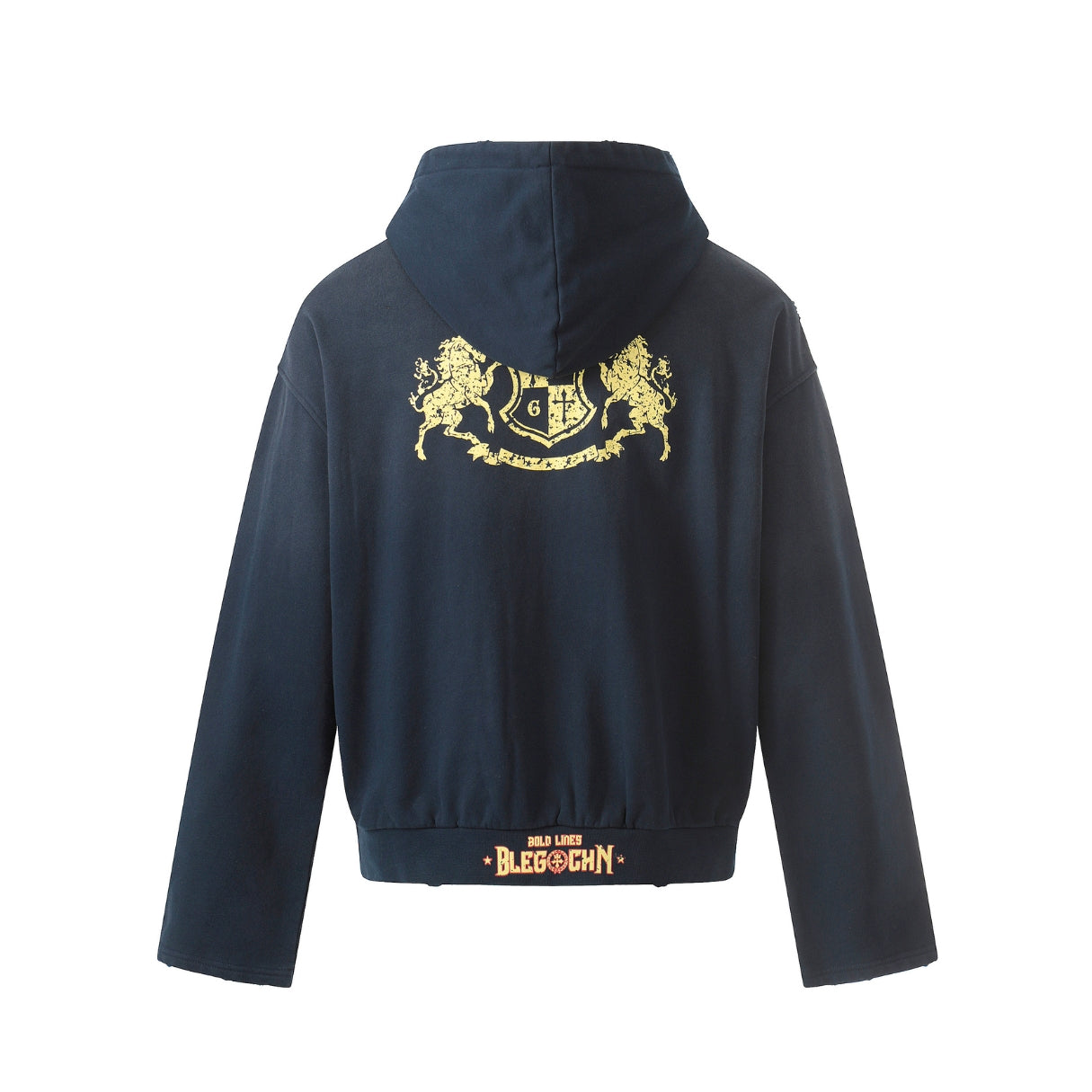 Crowncrest Distressed Hoodie