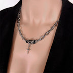 Nocturne Cross Chain Necklace
