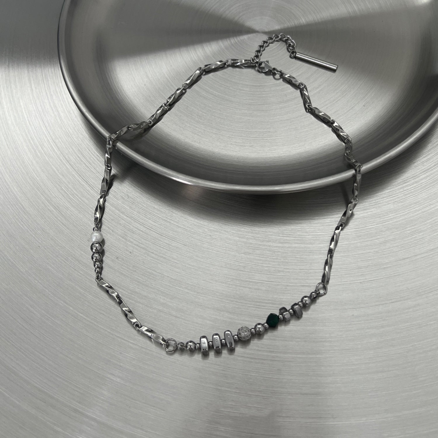 Vesper Beaded Chain Necklace