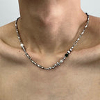 Vesper Beaded Chain Necklace