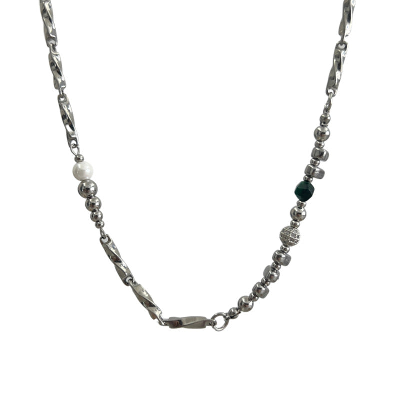 Vesper Beaded Chain Necklace