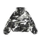 Camouflage jacket on a white background