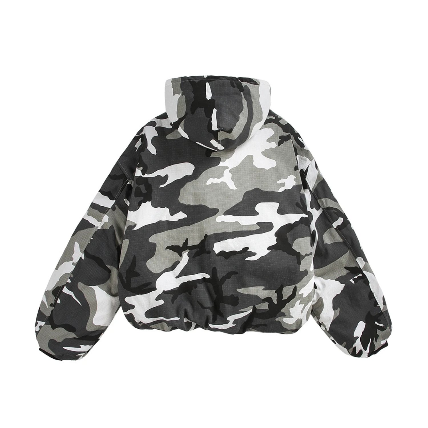 Camouflage jacket on a white background