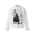 Requiem Reaper Henley Long Sleeve T-shirt