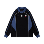 Retro Revival Team 9  Long Sleeve Jersey - h0neybear aka honeybear clothing