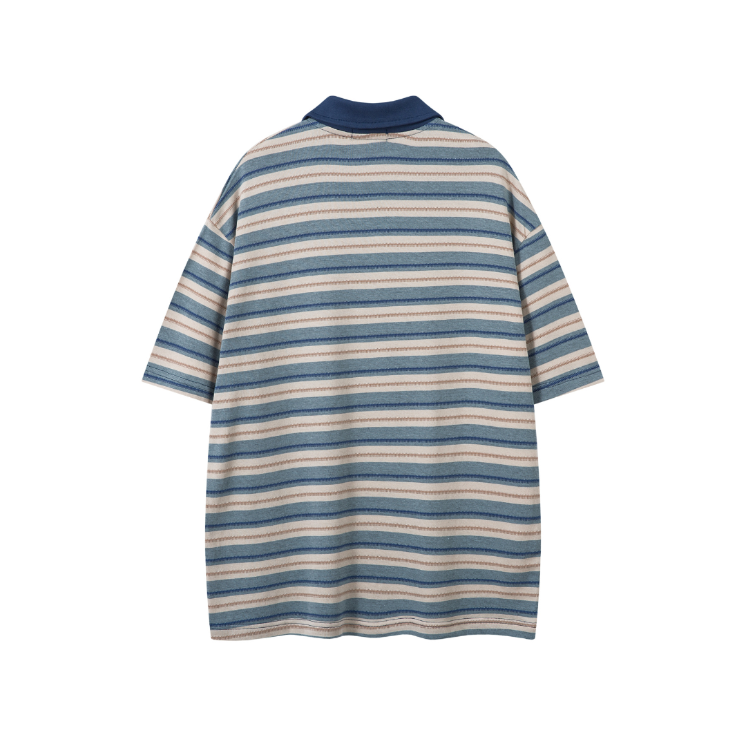 Keep Hope Stripe Polo T-shirt - h0neybear Clothing aka honeybear