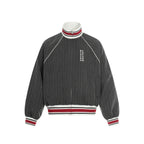 Varsity Pinstripe Track Jacket