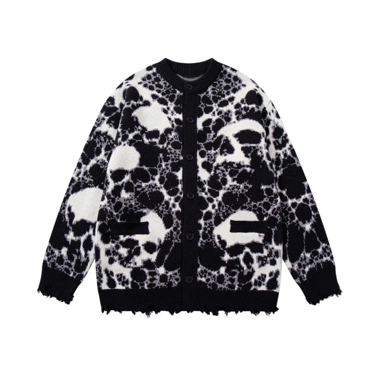 Grim Fragment Cardigan Sweater