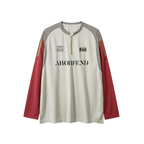 Aborfend Panel Stripe Quarter-Zip Long Sleeve Jersey - h0neybear aka honeybear clothing