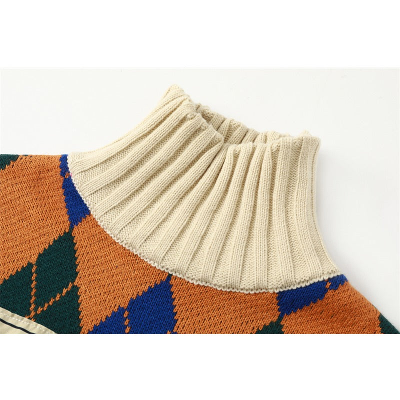 Vintage Comic Turtleneck Sweater | Unisex Vintage Pullovers | h0neybear