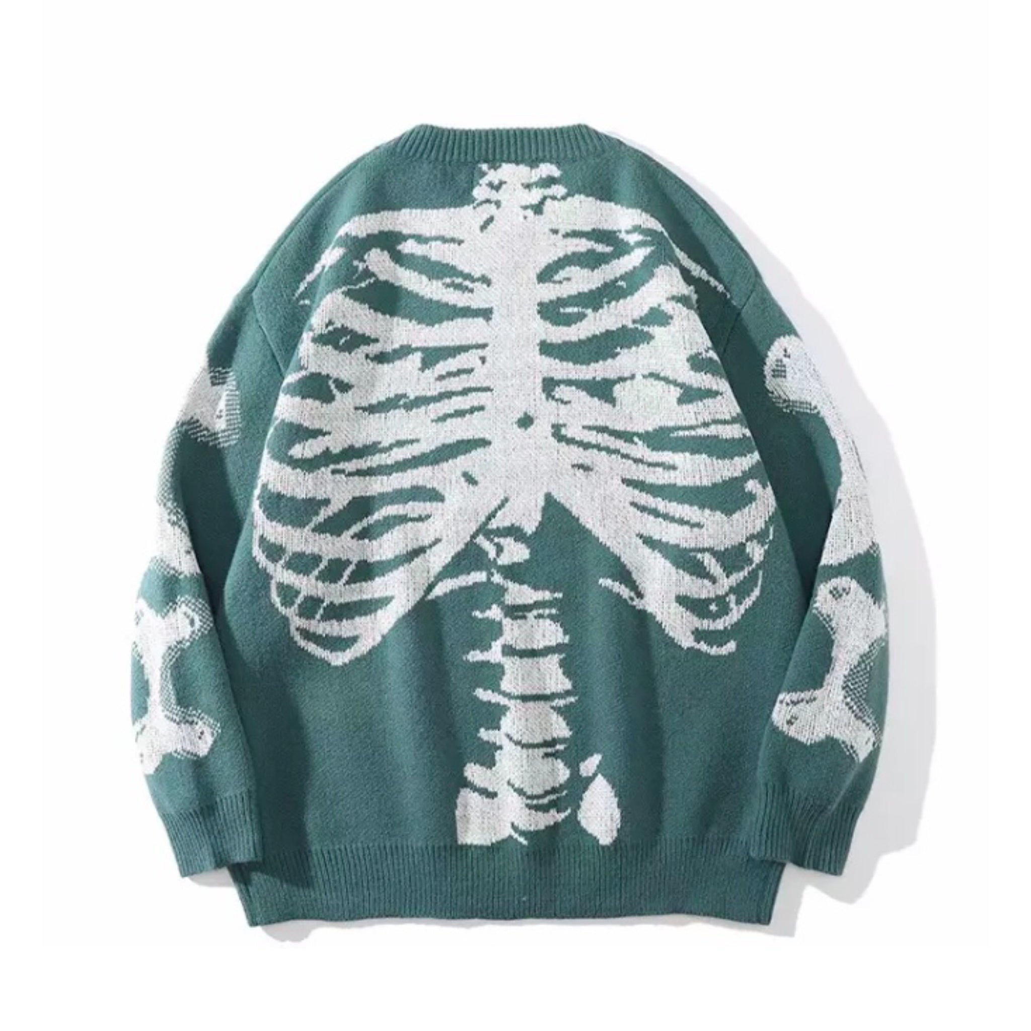 Skeleton HP Sweater - Green – h0neybear