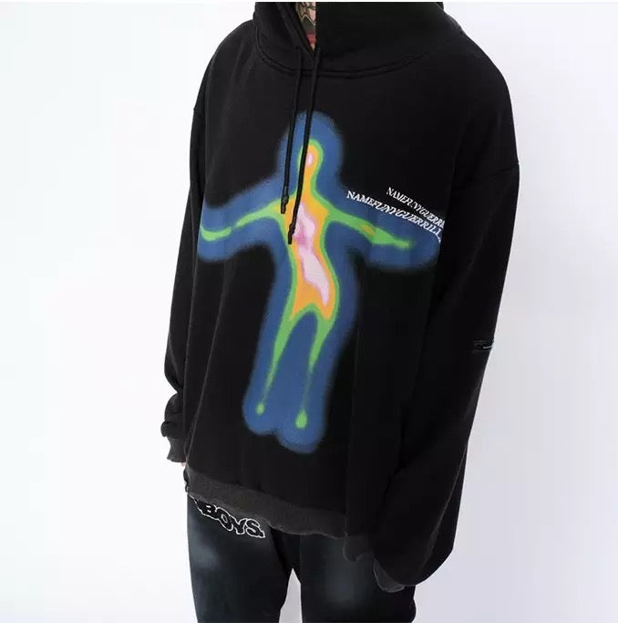 Distorted Figure Hoodie