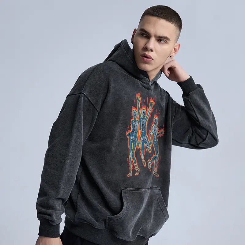 Dancing Skeletons Hoodie | Unisex Sweatshirts | h0neybear