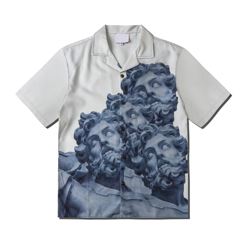 Aesthetic Poseidon Shirt | Cotton Shirt | H0neybear – h0neybear