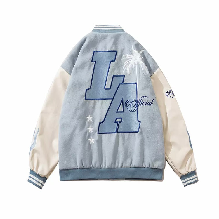 LA Letterman Jacket - Blue