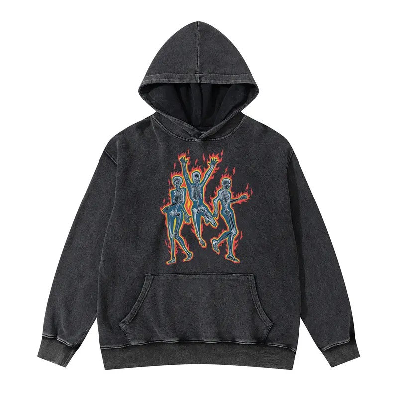 Dancing Skeletons Hoodie | Unisex Sweatshirts | h0neybear