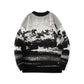 Black Winter Knitted Sweater