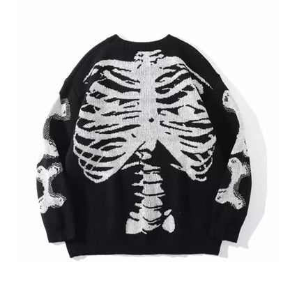 Skeleton HP Sweater - Black