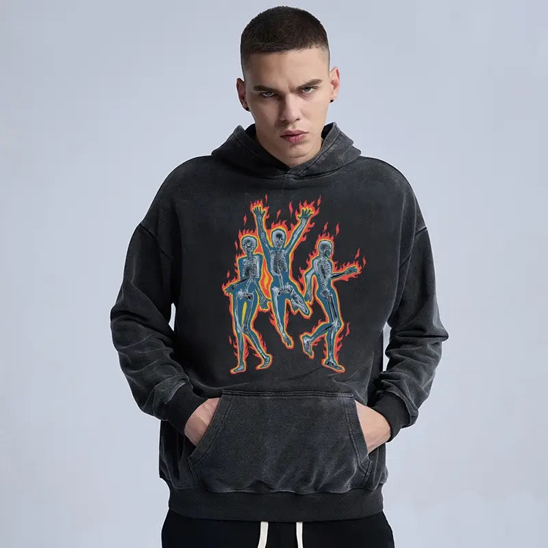 Dancing Skeletons Hoodie | Unisex Sweatshirts | h0neybear