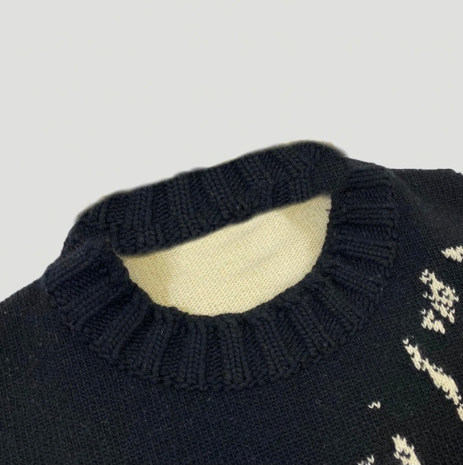 Vintage Face Aesthetic Sweater