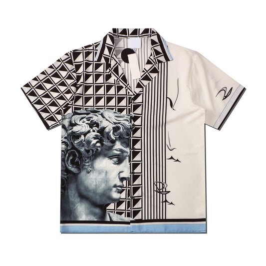 David Statue Print Shirt