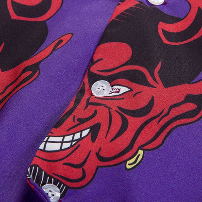 Devil Head Print Shirt