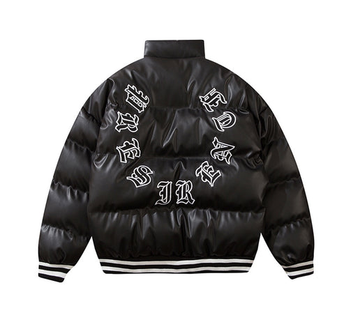 Puffer Thick Letterman Jacket – h0neybear