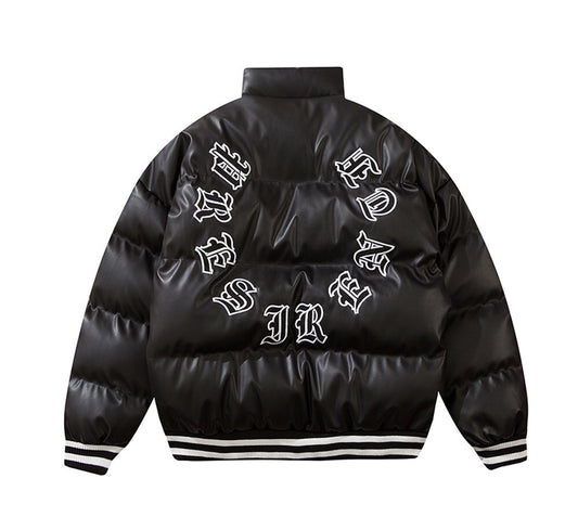 Puffer Thick Letterman Jacket