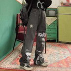 Black Wide Jeans
