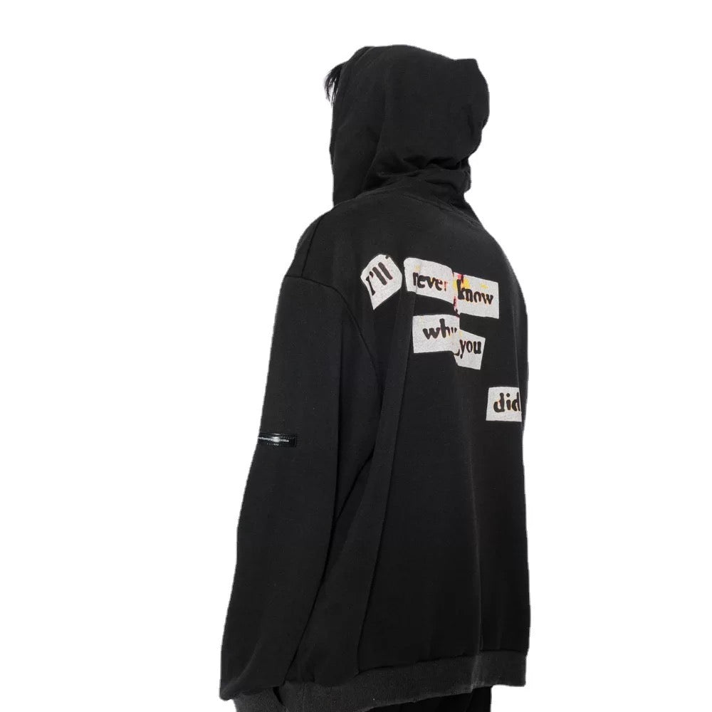 Distorted Figure Hoodie