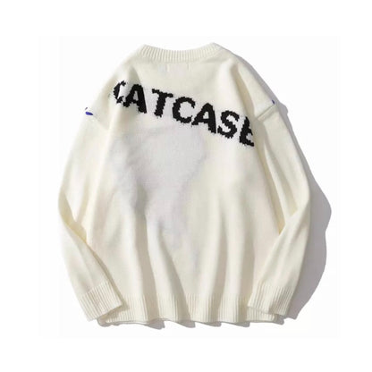 'CATCASE' Patched Sweater