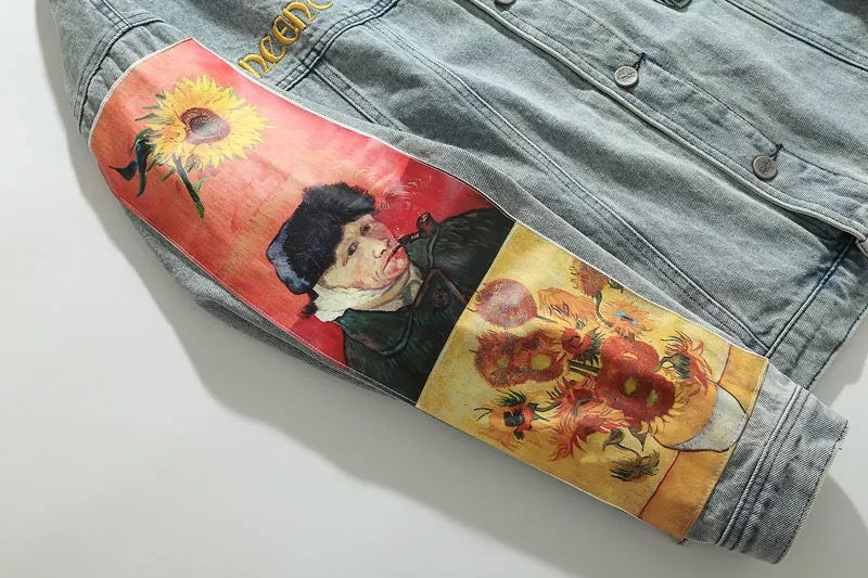 Van Gogh Portrait Denim Jacket