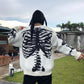 Skeleton HP Sweater - White