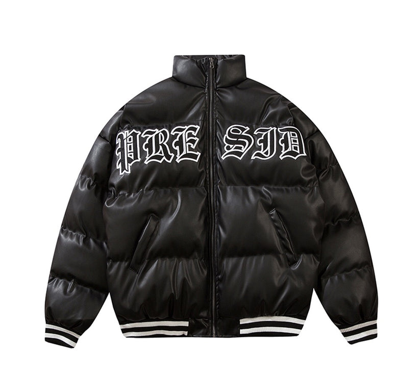 Puffer Thick Letterman Jacket – h0neybear