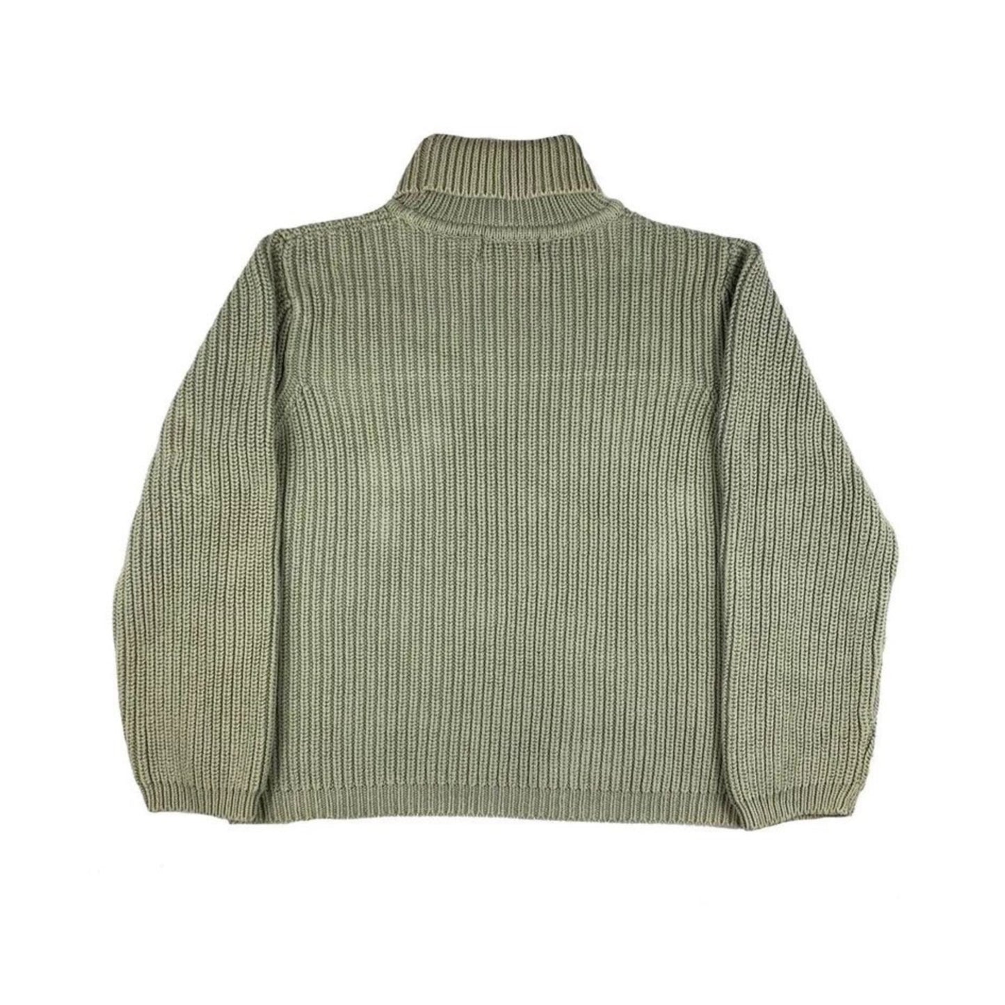 Gunman Print Green Turtleneck Sweater | Vintage Pullover | h0neybear