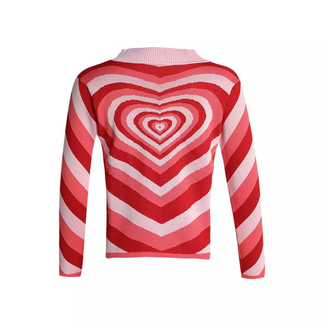 Heart Striped Sweater h0neybear