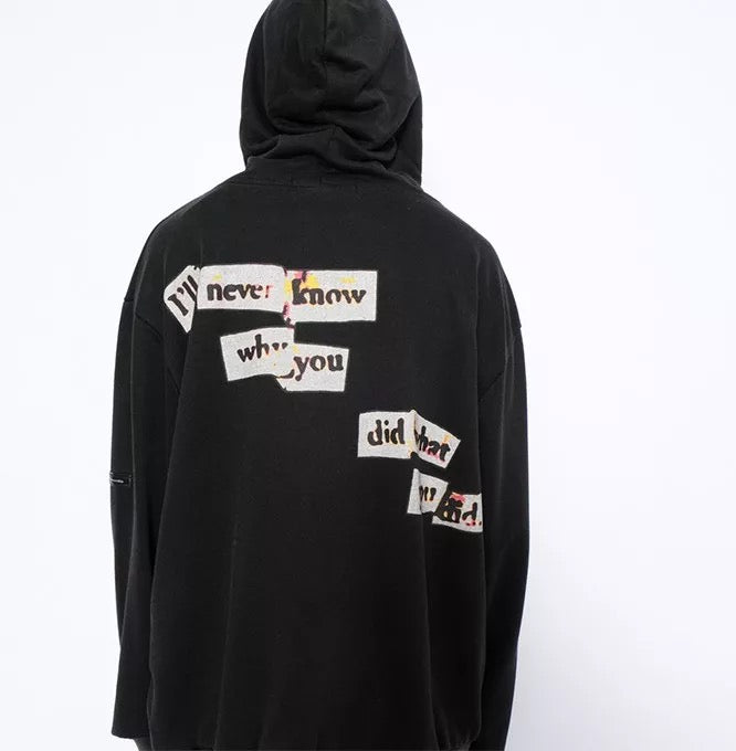 Distorted Figure Hoodie