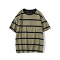 Classic Striped T-shirt | Unisex Stripe Tee | Grunge Y2K Shirts | h0neybear